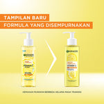 Garnier Bright Complete Vitamin C Gel Wash 120ml - Sabun Wajah Gel dengan Vitamin C Mencerahkan | Cocok untuk kulit sensitif