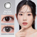 [0.00 s/d -6.00] Magister Softlens Minus NILS Seris 14.2mm Soflen 6Bulan Nils Brown