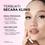 L'Oreal Paris Glycolic Bright Glowing Night Cream - 15/30ml (Skin Brightening Krim Malam  Pelembab Loreal Glyco Acid AHA Exfoliating Anti Dark Spot Wajah Peeling Muka)