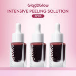 Glad2Glow Peeling Solution Serum Eksfoliasi Wajah 60S Menghaluskan Kulit Anda AHA BHA PHA Intensive serum vitamin c serum wajah white serum wajah glowing dan putih peeling exfoliating serum niacinamide Bahkan warna kulit kulit halus g2glow official store