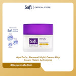Safi Age Defy Anti Aging Renewal Night Cream 40 gr - Perawatan Wajah