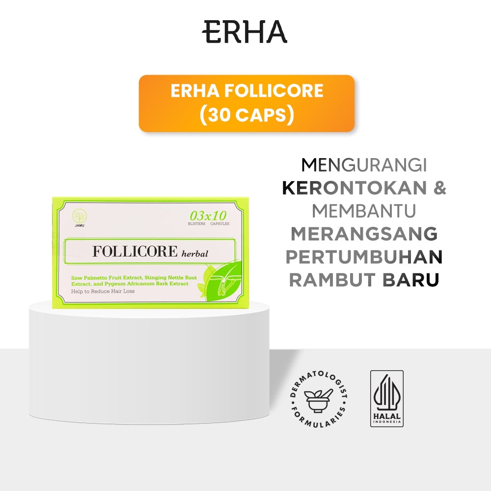 ERHA Follicore 30 caps - Suplemen Rambut Rontok