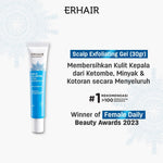 ERHAIR Bundle ERHAIR Scalperfect Shampoo 100 ml & Scalp Exfoliating Gel 30g - Perawatan Rambut Anti Ketombe