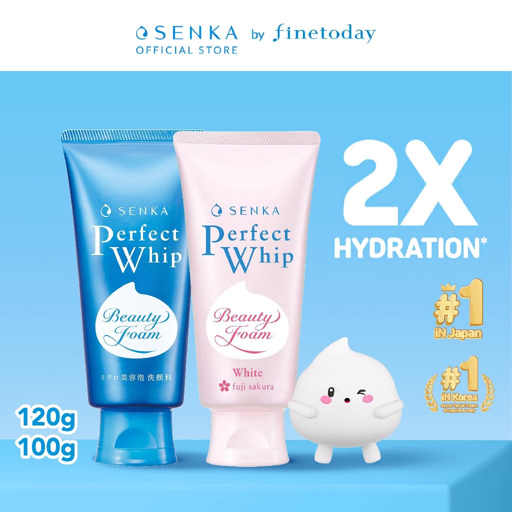 [Special Bundle] Senka Perfect Whip U 120gr & Vibrant White 100gr