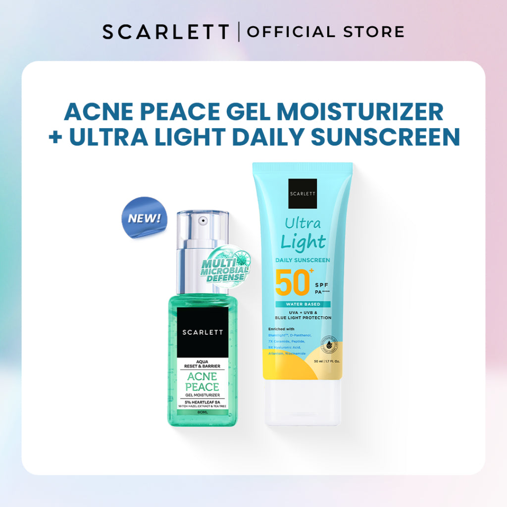 SCARLETT Moisturizer Series – Pelembab Wajah untuk Melembapkan Kulit dan Menjaga Skin Barrier agar Kulit Tetap Sehat dan Glowing