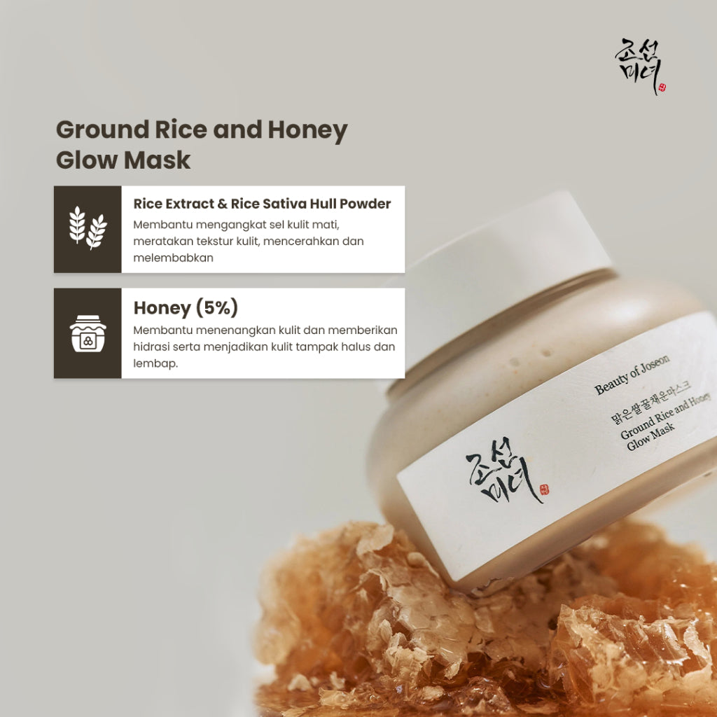 Beauty of Joseon Mask Set [Ground Rice and Honey Glow Mask + Red Bean Refreshing Pore Mask]