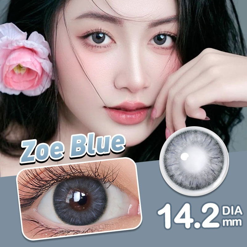 Magister Softlens 14.2mm -14.5mm For Big Eyes Sepasang Normal Lensa kontak warna kadar air 38% soflens