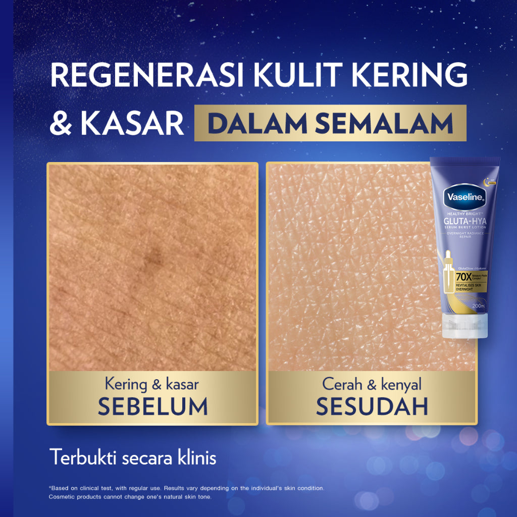 VASELINE Gluta-Hya Body Serum Overnight Radiance Repair 200 mL