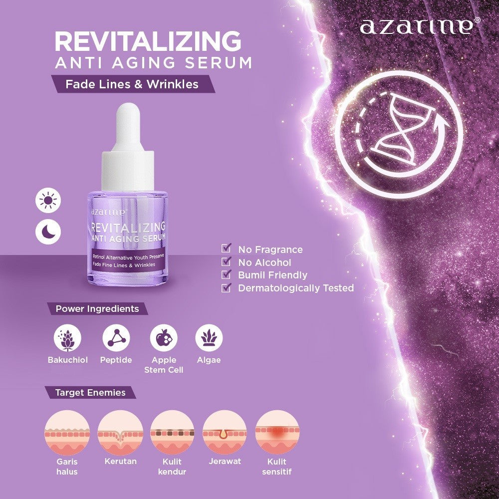 Azarine Skin Repair Bundle Paket Bundle Serum Memperbaiki Permasalahan Kulit Wajah