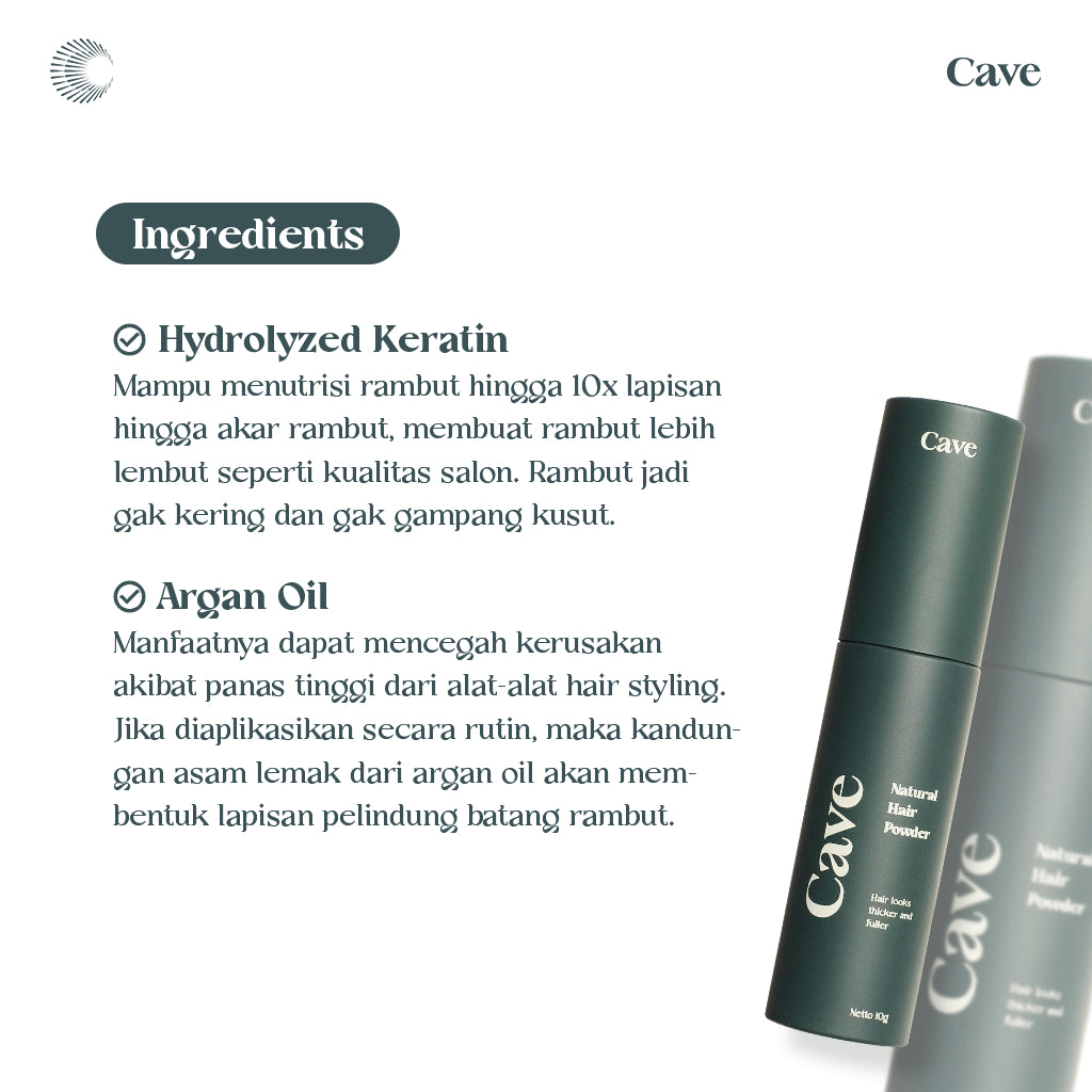 Cave Lip Serum for Men & Natural Hair Powder