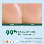 NPURE Sunscreen Powder Cica / Beat the Sun Powder / Sunscreen Bedak & Brush / Bedak Bebas Kilap Minyak