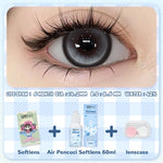 [COD] Colorvista Softlens 3 Item Paket kombinasi (1* Softlens +Air Pencuci Softlens 120ml+lenscase)