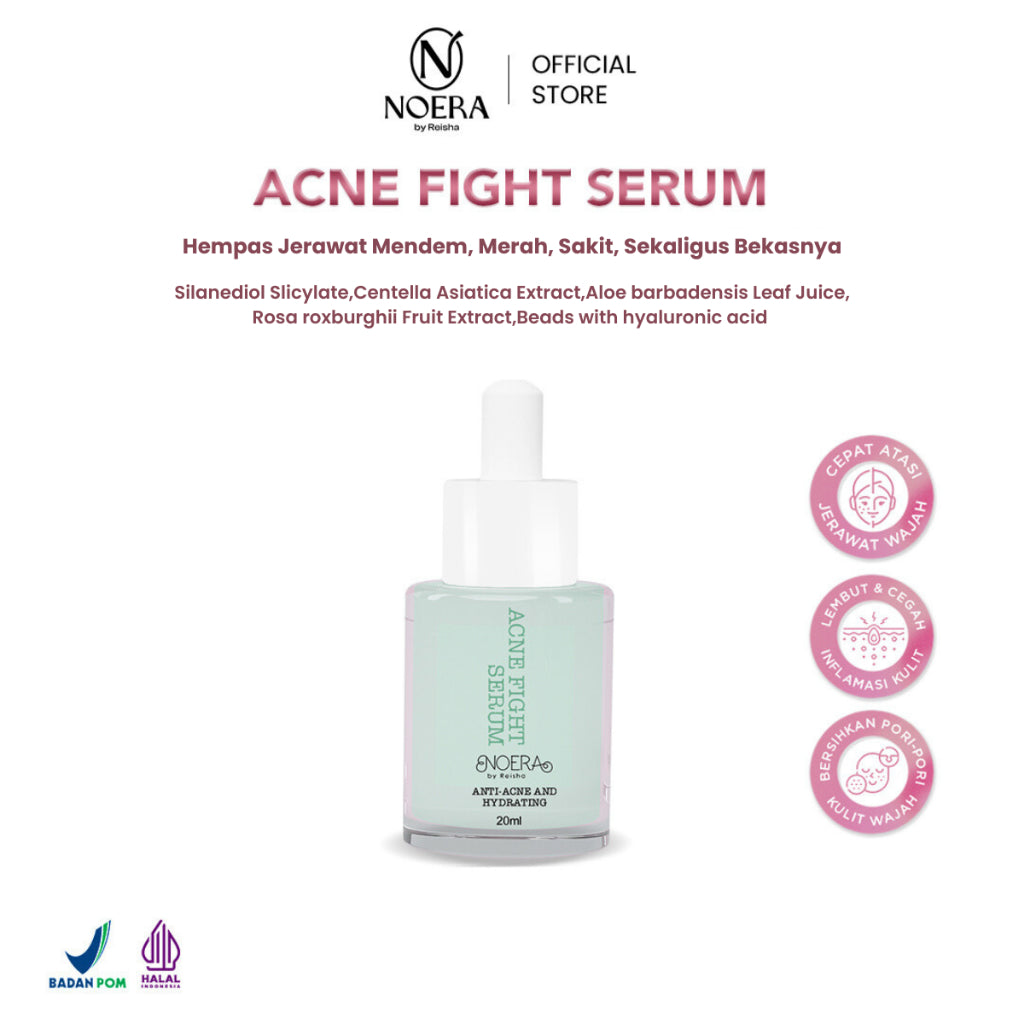 Noera Paket Face Serum | Acne Fight Serum & Bright and Glow Serum