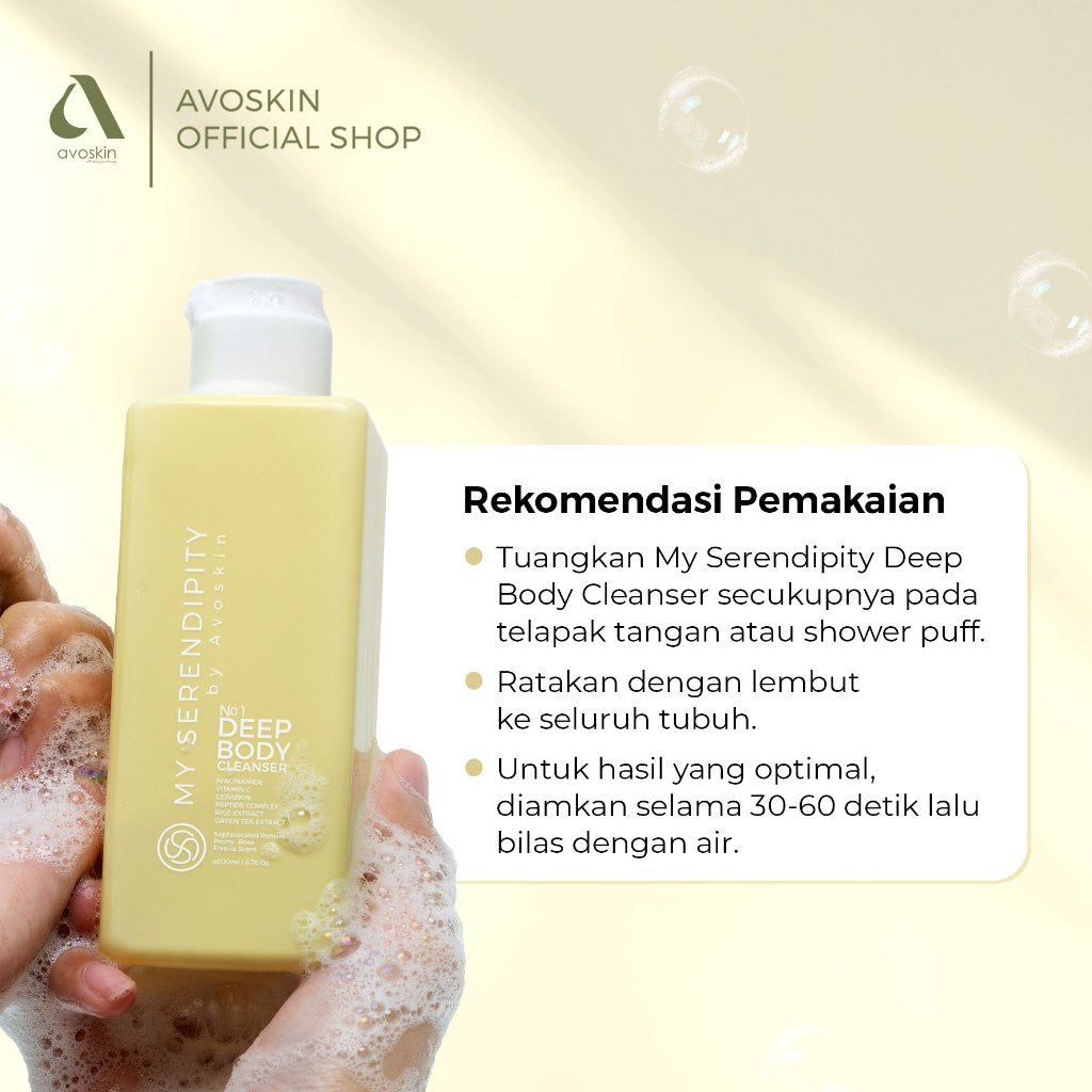 Deep Body Cleanser Avoskin My Serendipity No.1 200ml-Mencerahkan Kulit