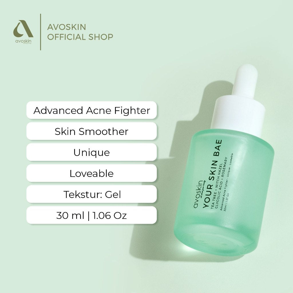 Serum Avoskin Your Skin Bae Tea Tree 30ml-Untuk Kulit Berjerawat