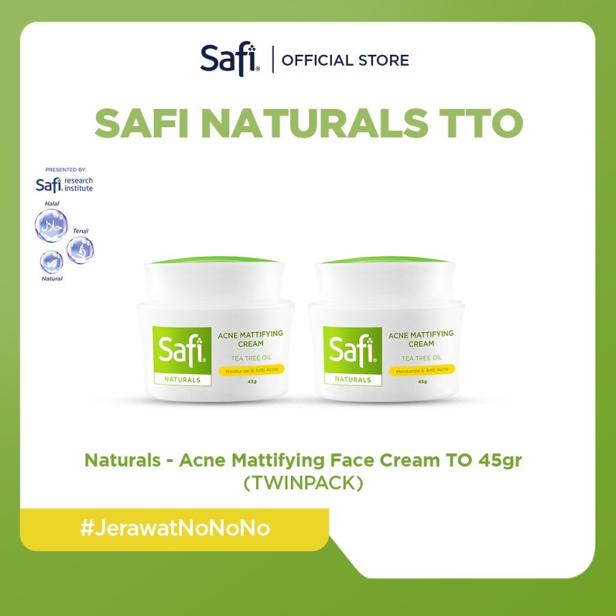 TWINPACK - Safi Naturals Anti Acne Face Cream TTO 45G