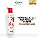 L'Oreal Paris Elseve Total Repair 5 Repairing Shampoo Hair Care 410ml dengan Ceramide - Melawan dan Memperbaiki Tanda Rambut Rusak 400ml Rambut Rusak Damage Hair Shampoo