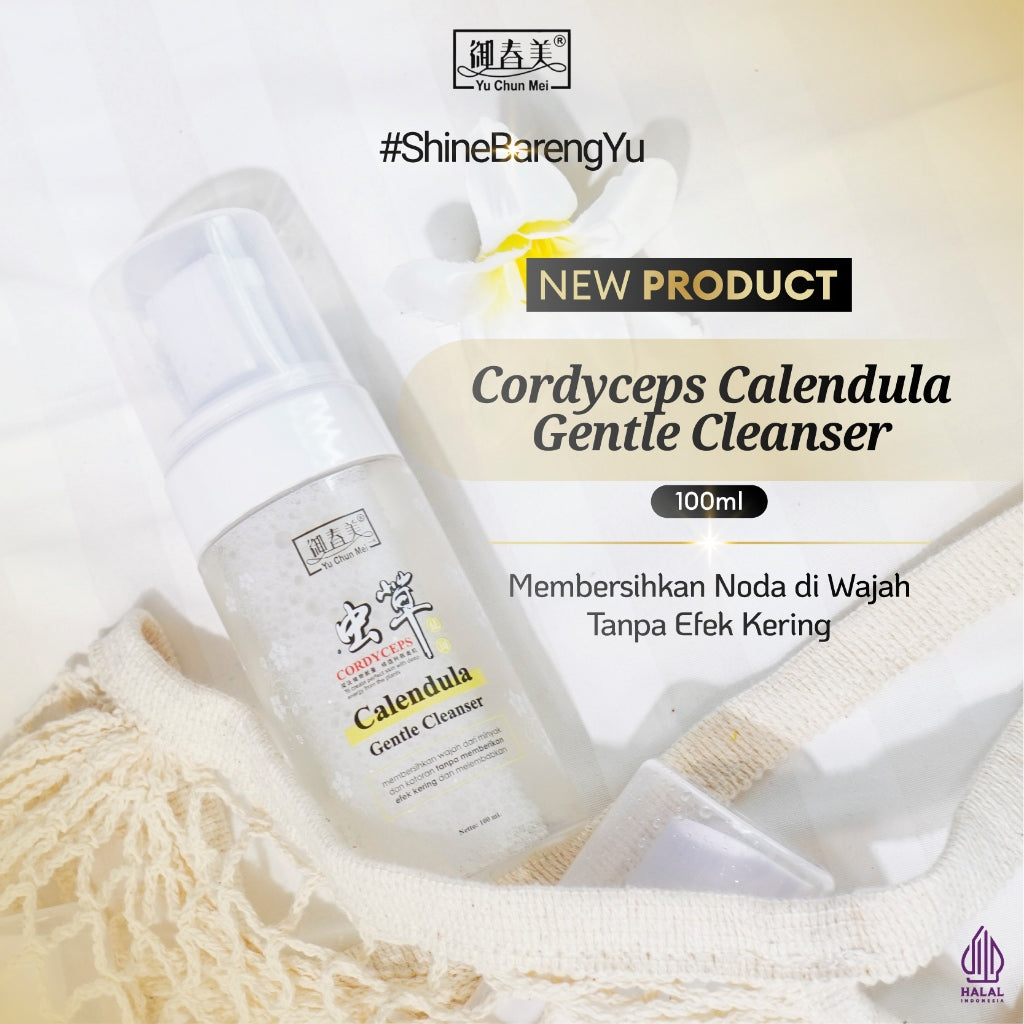 YU CHUN MEI Cordyceps Calendula Gentle Cleanser 100ml - Membersihkan Kotoran Wajah