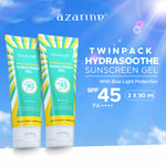 [SPECIAL AFFILIATE] [Twin Pack Gel] Azarine Hydrasoothe Sunscreen Gel SPF45 PA++++ [2x50ml] [LOLOS UJI INVIVO INVITRO] BEST SELLER sunscreen kulit berminyak berjerawat