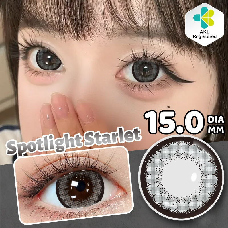 15.0mm Bigeyes softlens supersize Mysticeyes Softlens lensa kontak warna soflen mata softlen normal Free lens case