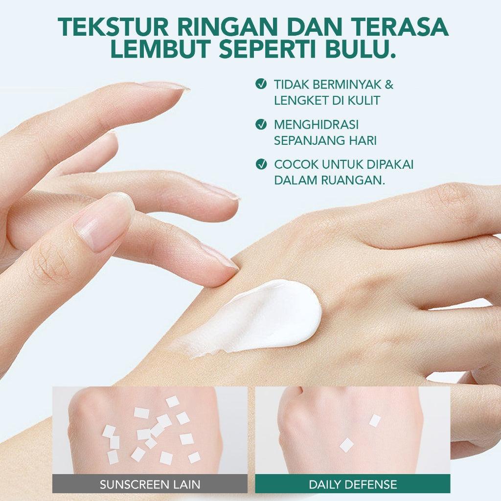 YOU Sunbrella Daily Defense Sunscreen Serum SPF30 Tabir Surya UVA UVB Blue Light Lightweight Skincare Dry Skin [Best Selling]