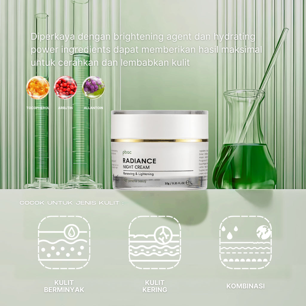 Personal Beauty Radiance Night Cream Renewing & Lightening