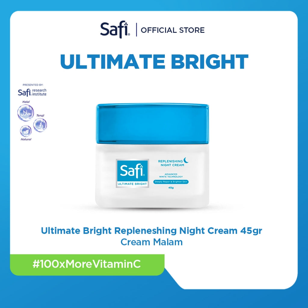 SAFI - Ultimate Bright - Replenishing Night Cream 45gr - Cream Malam