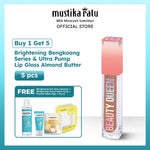 [BUY 1 GET 5] Mustika Ratu Brightening Bengkoang Series & Ultra-plump Lip Gloss Almond Butter