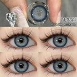 Eyeshare Softlens Blue Big Eyes 14.5mm 14.2mm 1Pasang Soft Lensa Kontak Soflen Blue