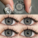 Eyeshare Softlens Blue Big Eyes 14.5mm 14.2mm 1Pasang Soft Lensa Kontak Soflen Blue