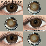 Eyeshare Softlens Blue Big Eyes 14.5mm 14.2mm 1Pasang Soft Lensa Kontak Soflen Blue