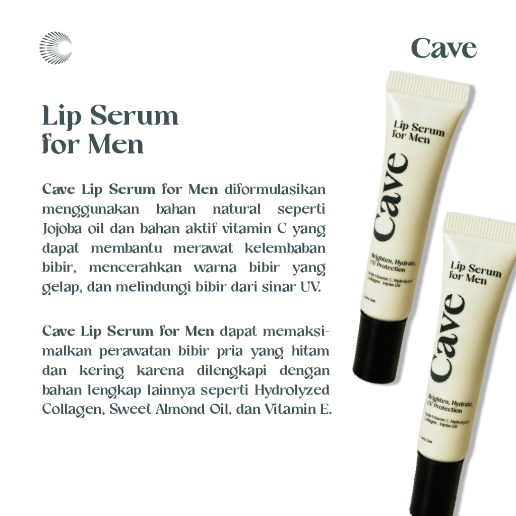Cave Lip Serum for Men & Natural Hair Powder