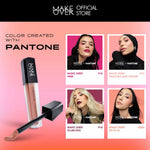 [SPECIAL MASTERSHADE] MAKE OVER Powerstay Transferproof Matte Lip Cream - Lipcream x PANTONE Tahan Lama 14 Jam Lip Cream Tidak Kering Ringan Kissproof Ombre Lips Color Nude Lipstick Matte 14H Make Up Long Lasting Somethin Time Less Stain w Maybe Euphoria