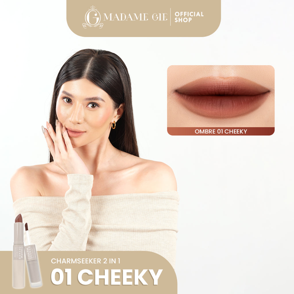 [FLASH SALE] Madame Gie Charmseeker 2in1 Ombre - Make Up Soft Matte Finish