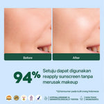 NPURE Cica Beat The Sun Spray Healthy Glow & SPF Protection SPF 50+ dan PA++++ / Sunscreen Spray / Sunscreen Organic Centella Extract /Sunscreen Kulit jerawat dan beruntusan /  Sunscreen kulit normal