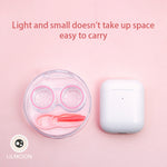ColorPop Lens Care Kit | Kotak Softlens | Wadah Lensa Kontak | Travel Kit Transparant Soflens | Case Softlen Bening + Jepitan