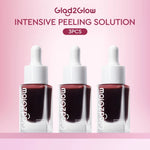 Glad2Glow Peeling Solution Serum Eksfoliasi Wajah 60S Menghaluskan Kulit Anda AHA BHA PHA Intensive serum vitamin c serum wajah white serum wajah glowing dan putih peeling exfoliating serum niacinamide Bahkan warna kulit kulit halus g2glow official store