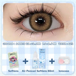 [COD] Colorvista Softlens 3 Item Paket kombinasi (1* Softlens +Air Pencuci Softlens 120ml+lenscase)
