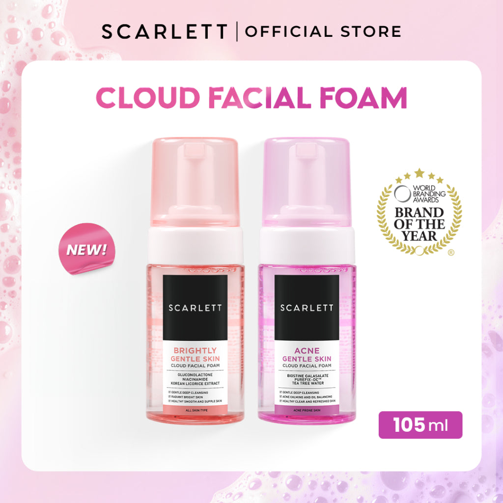 Scarlett Whitening Cloud Facial Foam