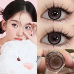 [COD] UYAAI Softlens Lensa Kontak Sekali Pakai VIVIRING Pink/Brown/purple Lensa Kontak 14.2mm Sekali Pakai