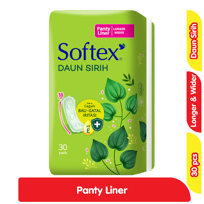 Softex Daun Sirih Pantyliner 18 cm 30 pcs