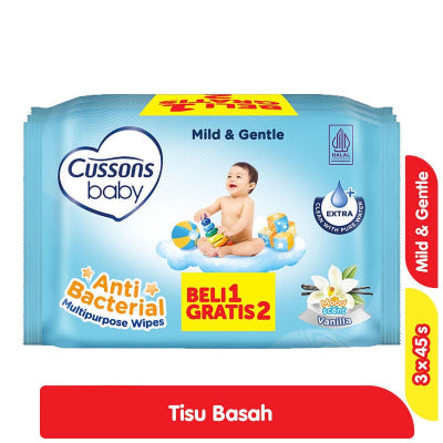 TISSUE BASAH TISU BASAH CUSSONS BABY 50'S