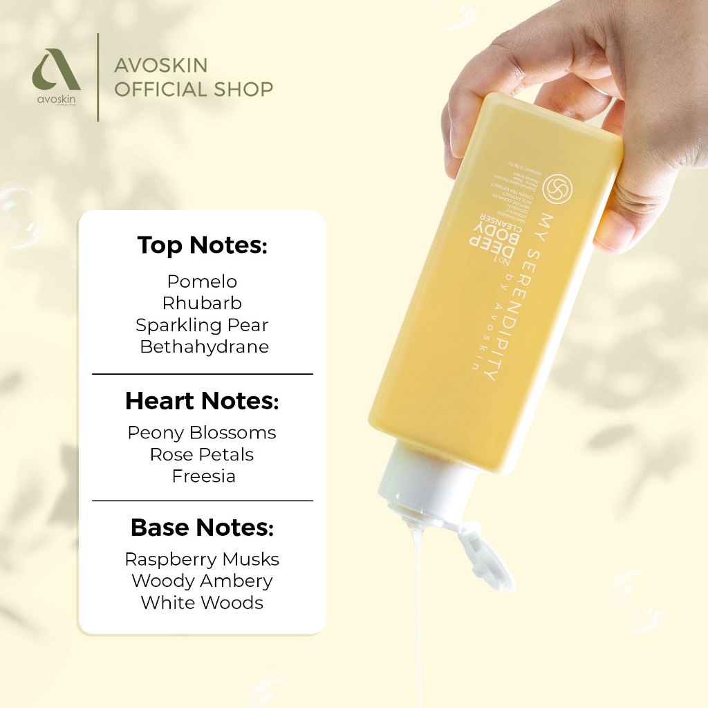 Deep Body Cleanser Avoskin My Serendipity No.1 200ml-Mencerahkan Kulit
