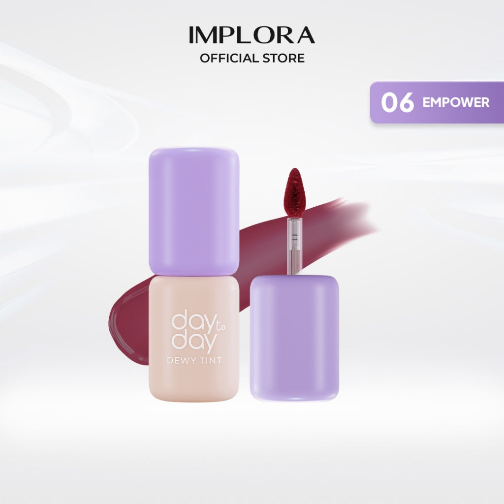 Implora Day to Day Series Dewy Tint | Gloss Liptint Lipstick Bibir