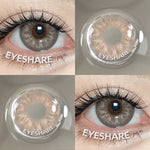 Eyeshare Softlens Wusu Black Brown Warna 14.2MM Lensa Kontak Natural Softlen