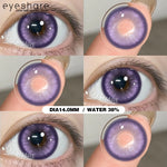 Eyeshare Softlens Wusu Black Brown Warna 14.2MM Lensa Kontak Natural Softlen