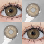 Eyeshare Softlens Wusu Black Brown Warna 14.2MM Lensa Kontak Natural Softlen