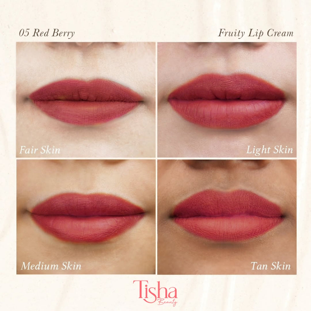 Tisha Beauty Fruity Lip Cream – Moisturizing Longlasting 12hour 4ml