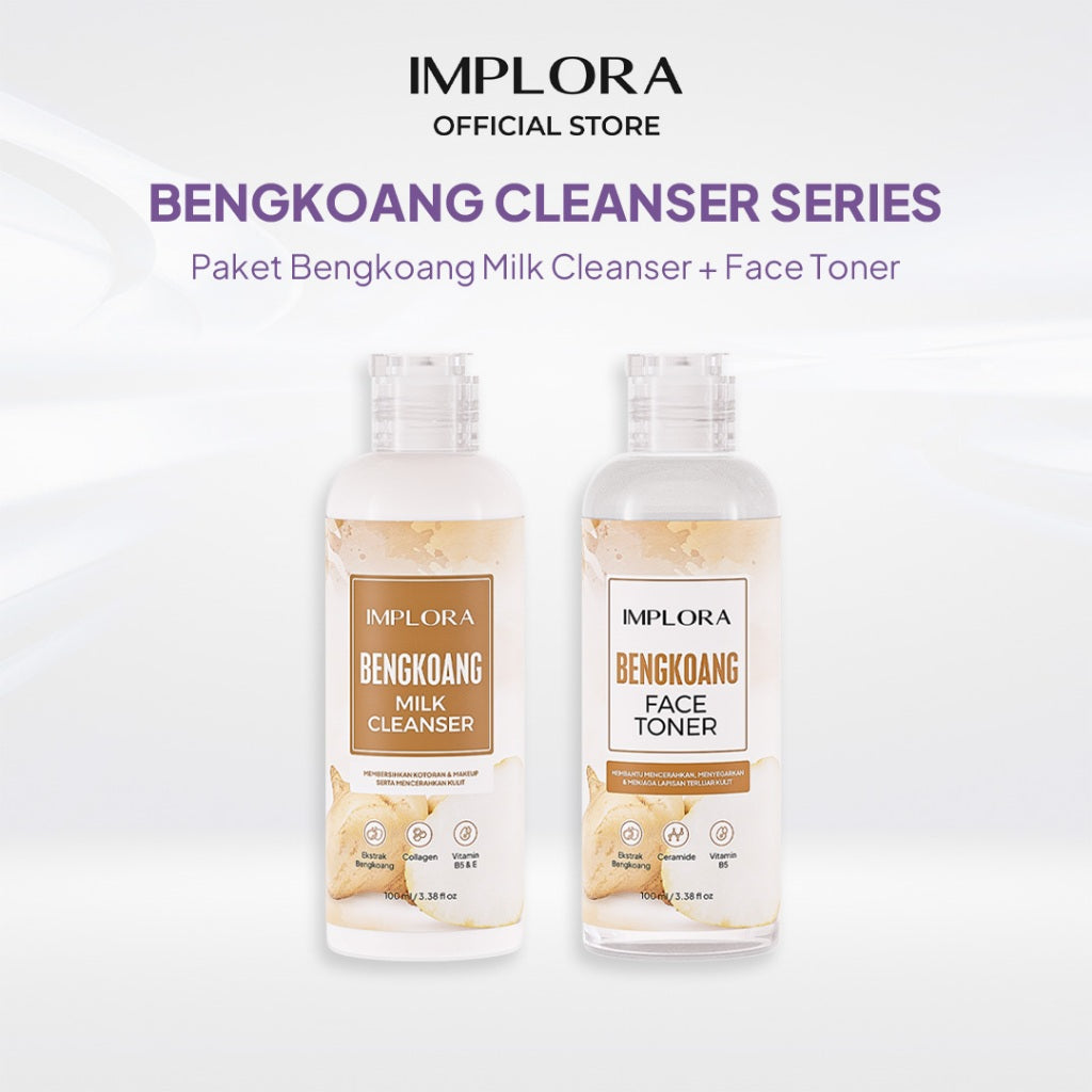 Implora Bengkoang Cleanser Series | Micellar water bengkuang pembersih wajah | Mencerahkan dan Melembapkan Kulit