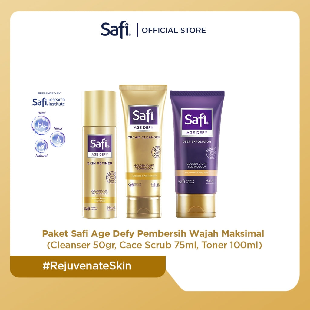 Paket Safi Age Defy Pembersih Wajah Maksimal